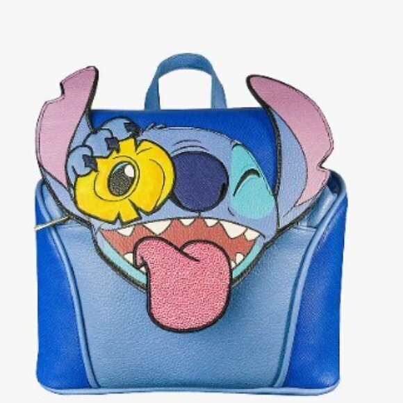 Danielle Nicole Disney Lilo‎ & Stitch Pineapple Stitch Mini Backpack - Picture 1 of 5